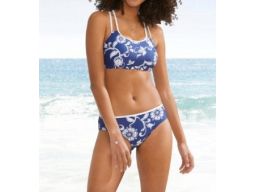 B.P.C. figi bikini granatowe we wzory r.40