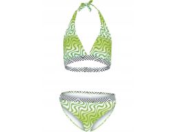 B.P.C bikini kolorowe ze wzorami trójkątne miseczki ^40(80D)