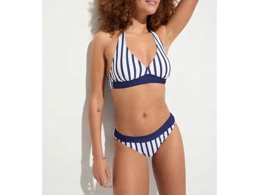 B.P.C bikini w paski biało-granatowe r.40