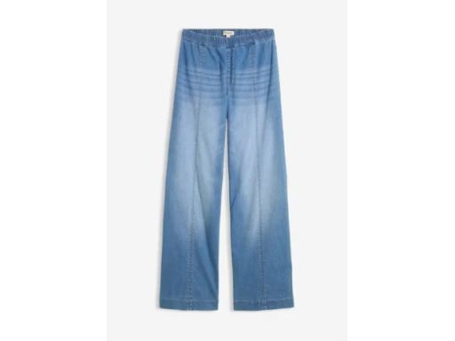 B.P.C jeansy damskie z szerokimi nogawkami gumka w pasie 44.