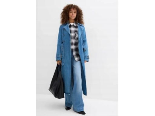B.P.C jeansy damskie z szerokimi nogawkami gumka w pasie 36.