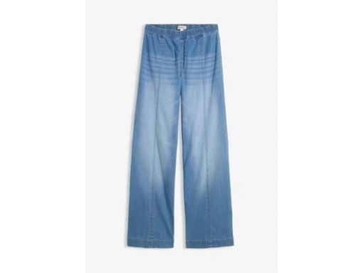 B.P.C jeansy damskie z szerokimi nogawkami gumka w pasie 36.