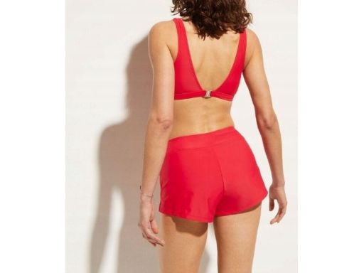 B.P.C bikini malinowe bustier z szortami 40.