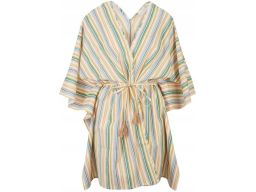 B.P.C kremowe kimono w paski 48/50.