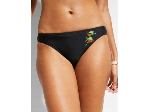 B.P.C bikini czarne z kolorowym nadrukiem 38.