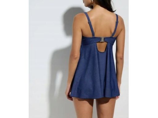 B.P.C tankini imitacja jeansu na fiszbinach modne 46 (90C).