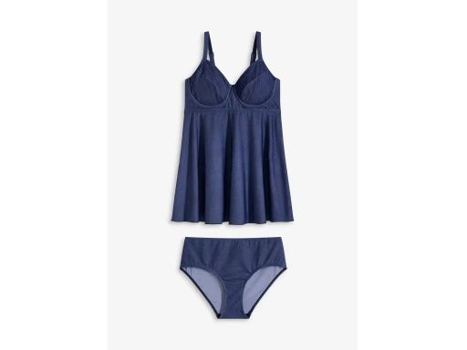 B.P.C tankini imitacja jeansu na fiszbinach modne 46 (90C).