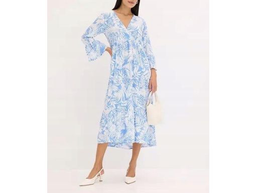 B.P.C letnia sukienka we wzory midi r.46