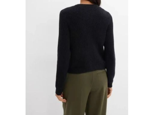 B.P.C sweter rozpinany czarny damski z wełną 48/50.