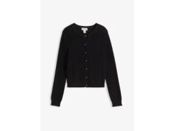 B.P.C sweter rozpinany czarny damski z wełną 48/50.