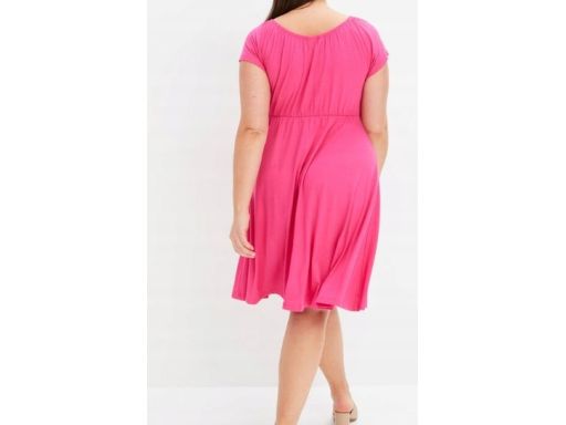 B.P.C letnia sukienka shirtowa pink lady ^40/42