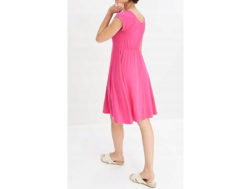 B.P.C letnia sukienka shirtowa pink lady ^40/42