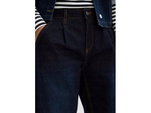 B.P.C spodnie barrel ciemny jeans damskie 52.