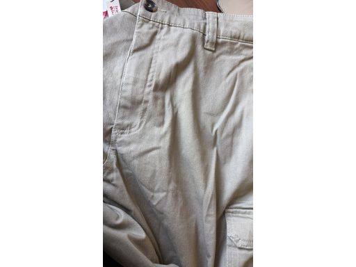 B.P.C męskie spodnie KHAKI cargo r.54