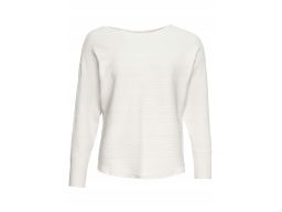 B.P.C sweter oversize waniliowy prążkowany 44/46.