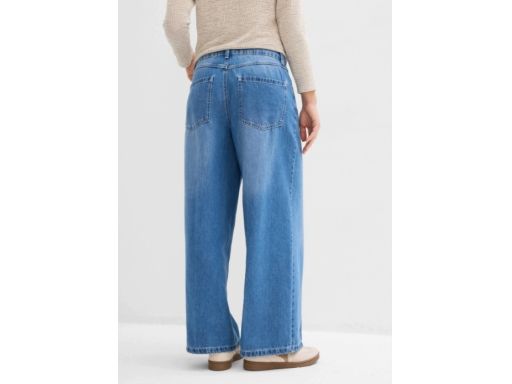 B.P.C jeansy damskie z szerokimi nogawkami r.46`