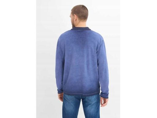 B.P.C koszulka męska polo granatowa długi rękaw r.3XL