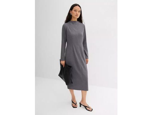 B.P.C sukienka midi elegancka szara 46.