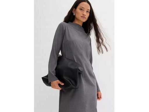 B.P.C sukienka midi elegancka szara 46.