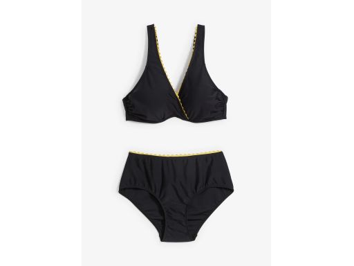 B.P.C bikini czarne na fiszbinach usztywniane r.44 (85D)