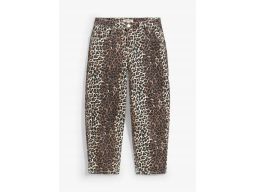 B.P.C spodnie barrel jeansowe w cętki r.40