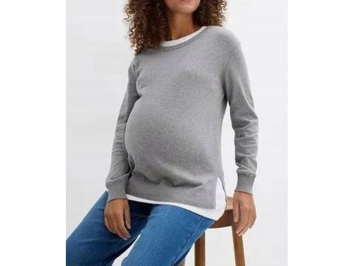 B.P.C komplet 2-części top+sweter ciążowy 36/38.