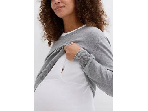 B.P.C komplet 2-części top+sweter ciążowy 36/38.