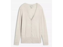 B.P.C jasnoszary sweter rozpinany 52/54.