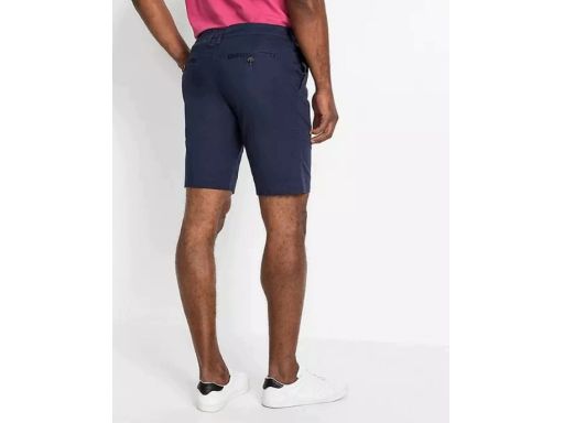 B.P.C bermudy chino męskie bawełniane granatowe r.48