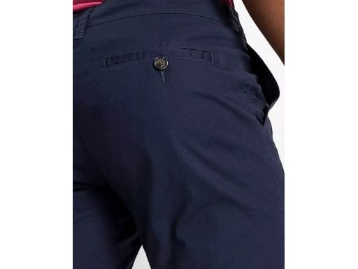 B.P.C bermudy chino męskie bawełniane granatowe r.48