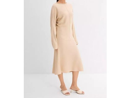B.P.C dzianinowa sukienka beżowa r.36/38
