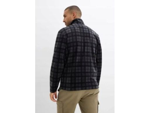 B.P.C męska bluza polarowa rozpinana w kratę 3XL.