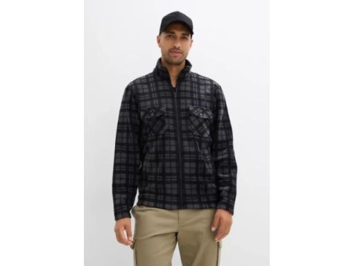 B.P.C męska bluza polarowa rozpinana w kratę 3XL.