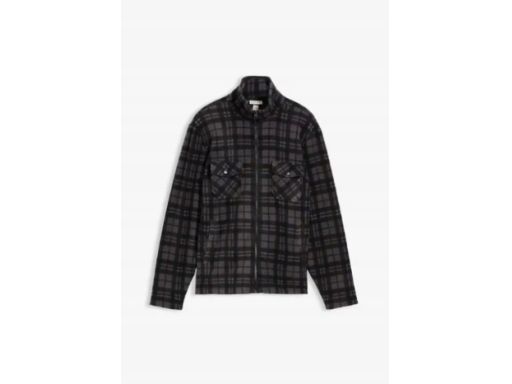 B.P.C męska bluza polarowa rozpinana w kratę 3XL.