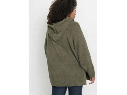 B.P.C bluza dzianinowa śmietankowa z kapturem 40/42.