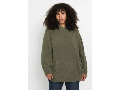 B.P.C bluza dzianinowa śmietankowa z kapturem 40/42.