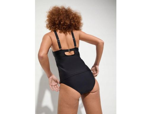 B.P.C tankini czarne z falbankami i figami 50.