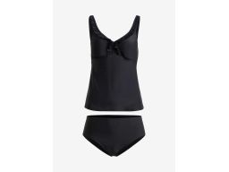 B.P.C tankini czarne z falbankami i figami 50.