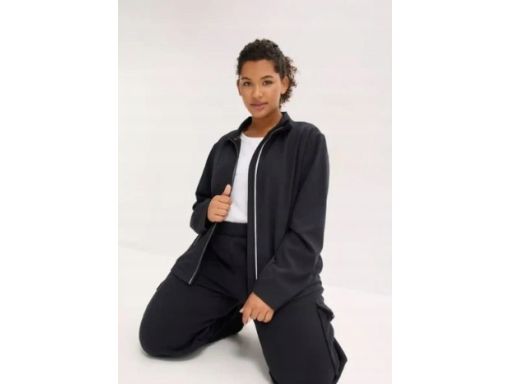 B.P.C bluza czarna funkcjonalna z odblaskami 44/46.