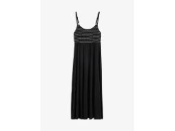 B.P.C sukienka midi na ramiÄ…czka czarna z haftem 44/46.