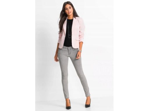 B.P.C jeansy skinny damskie szare 42.
