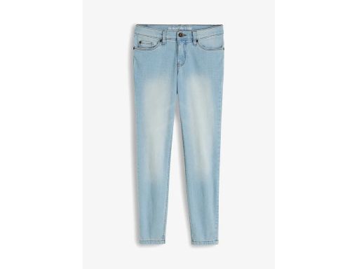 B.P.C jeansy skinny 7/8 jasne ze strechem damskie 48.