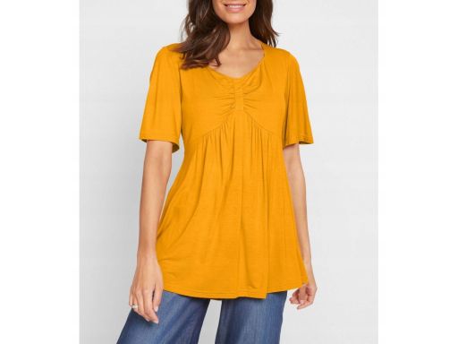 B.P.C T-shirt bluzka żółta luźna ^40/42