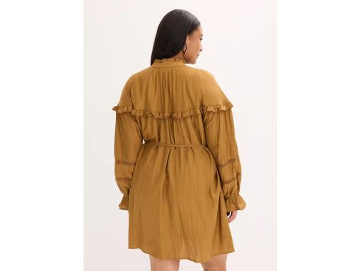 B.P.C sukienka tunikowa koniakowa r.40