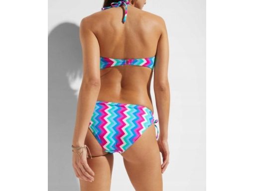 B.P.C bikini z kolorowym wzorem bandeau r.36