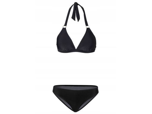 B.P.C bikini czarne z trójkątnymi miseczkami i figami r.42
