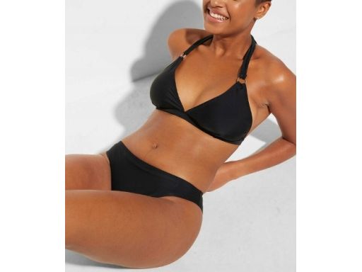 B.P.C bikini czarne z trójkątnymi miseczkami i figami r.42