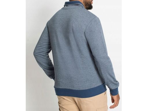 B.P.C Bluza męska z szalowym kołnierzem ^44/46 S