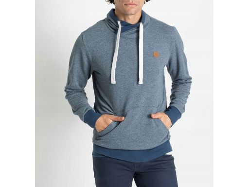 B.P.C Bluza męska z szalowym kołnierzem ^44/46 S