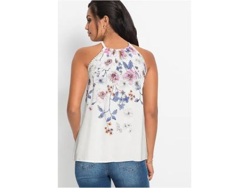 B.P.C top bluzka na ramiączka w kwiaty 40.